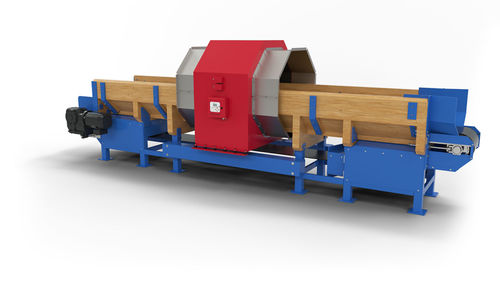 Tunnel type metal detector - TRANSTRON HL - Mesutronic GmbH - with conveyor / high-precision / for the wood industry