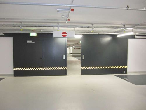 Sliding gate - EI30 - Jansen Tore GmbH & Co.KG - high-speed / industrial / fire protection