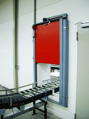 Fireproof door - Jansen Tore GmbH & Co.KG - sash / for conveyor systems / automatic