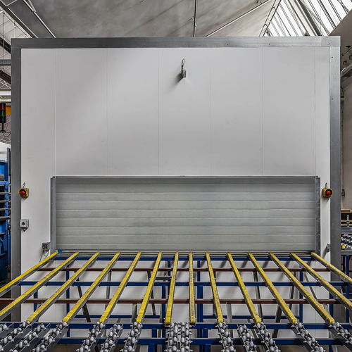 Heatresistant door Jansen Tore GmbH & Co.KG roll up / sectional