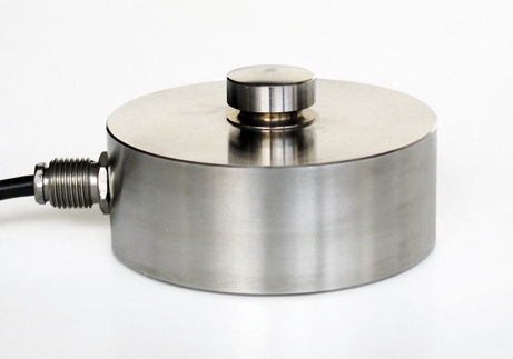 Compression load cell - CBL series  - LAUMAS Elettronica - button type / strain gauge / stainless steel