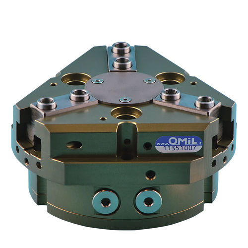 Pneumatic gripper - PZP - OMIL - concentric / 3-jaw / for handling systems
