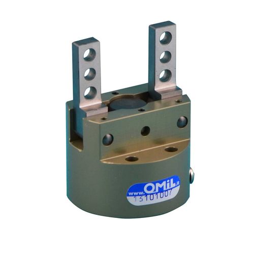 Pneumatic gripper - OPLE - OMIL - angular / 2-jaw / for handling systems