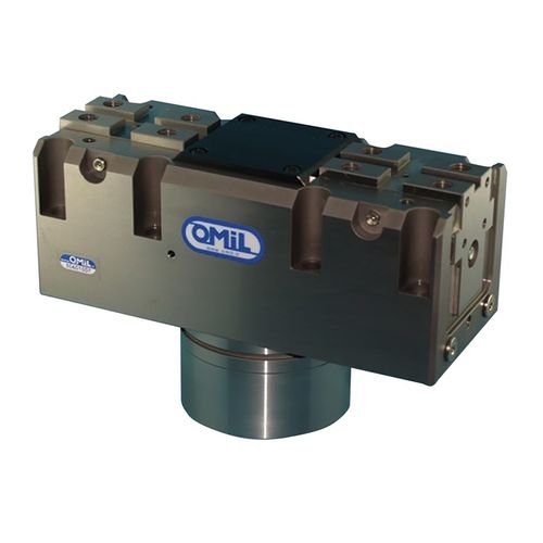 Machine tool vise - KSB - OMIL - hydraulic / horizontal / low-profile