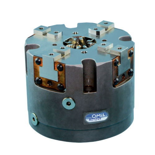 Power chuck - MAP 4-110 - OMIL - 4-jaw / through-hole / self-centering