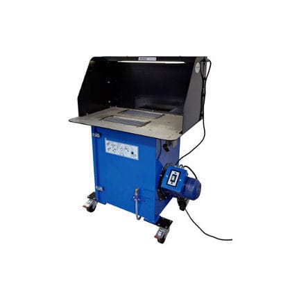 Mild steel grinding and welding table - MF-Eco - J. Plymoth / Plymex Group - with jet pulse cleaning / with filter