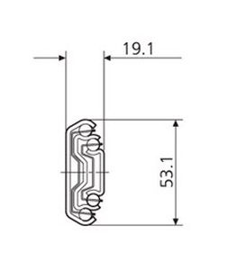 Full-extension slide - 5343 - Specialty & Fasteners Components - telescopic / drawer / locking