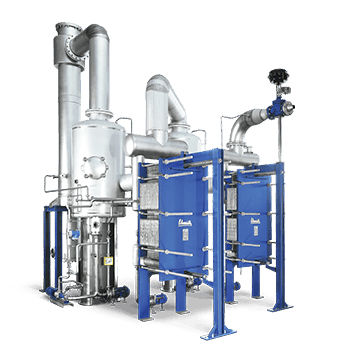 Plate evaporator - Schmidt® SIGMASTAR - API Schmidt-Bretten, API Heat Transfer group - forced circulation / rising film / process