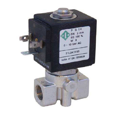 Direct-acting solenoid valve - 21L series - ODE - 2-way / NC / NO