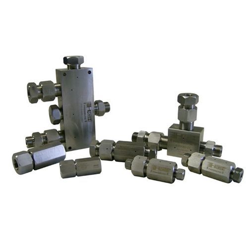 High-pressure check valve - VR series - Multi-coupling-system - piston / for water / for gas