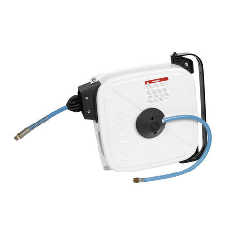 Hose reel - RM-38 series - SAMOA Industrial, S.A. - self-retracting / for compressed air / fixed