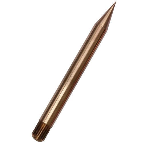 Stainless steel lightning rod - CU300-16 - INGESCO - single-rod / copper / aluminum