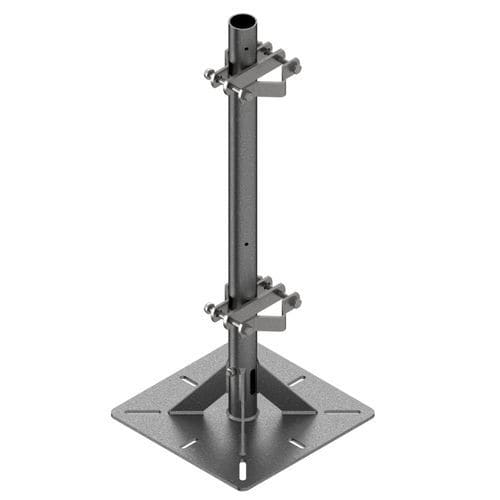 Galvanised steel base plate - 1130 series - INGESCO - horizontal