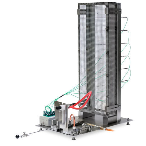 Flow testing device - TSP 905 - NETZSCH Analyzing & Testing - fire reaction / automatic / valve