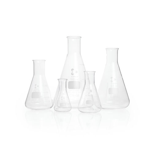 Erlenmeyer flask - 21216 series - DWK life science - borosilicate glass