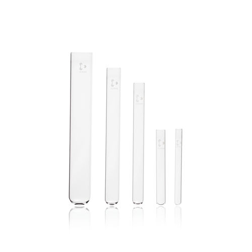 Laboratory test tube - 261310106 - DWK life science - borosilicate glass / round bottom / cylindrical