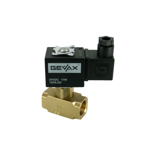 Direct-acting solenoid valve - 1401-KDND040-060-G24DC - Gevax Flow Control Systems - 2-way / NC / for water