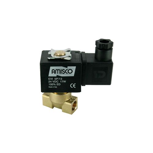 Direct-acting solenoid valve - 1801-KDPB100-010-24DC - Gevax Flow Control Systems - 2-way / NC / for water
