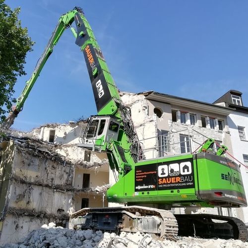 Demolition excavator - 870 HDD E - SENNEBOGEN Maschinenfabrik GmbH - large / crawler / diesel