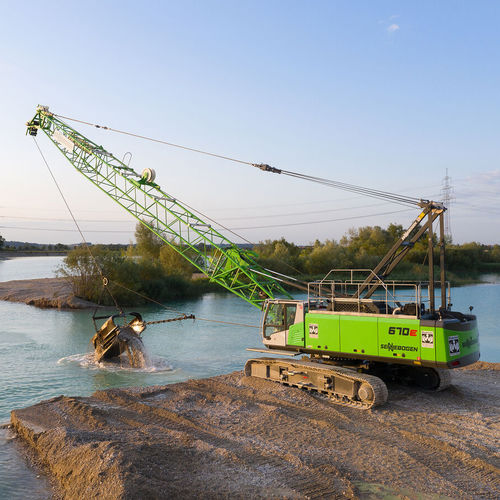 Crawler crane - 670 HD  - SENNEBOGEN Maschinenfabrik GmbH - boom / for construction / handling