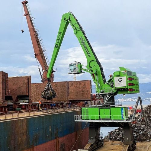 Mobile material handler - 885 G - SENNEBOGEN Maschinenfabrik GmbH - hydraulic / hybrid