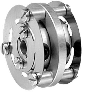 Spring coupling - FSXK - ETH-messtechnik gmbh - disc / stainless steel / backlash-free