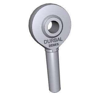 Male rod end - BEM series - Nadella Group - stainless steel / plain bearing
