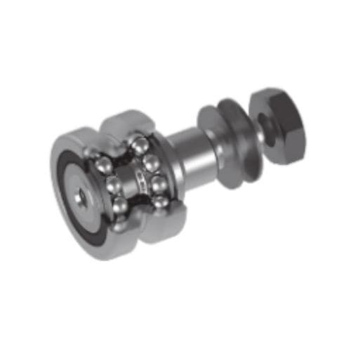 Guide roller - FR ... EU series  - Nadella Group - stainless steel / with ball bearing