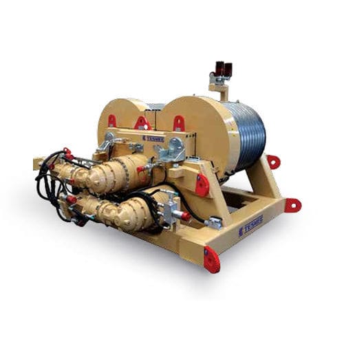 Hydraulic capstan winch ARS919 TESMEC rope