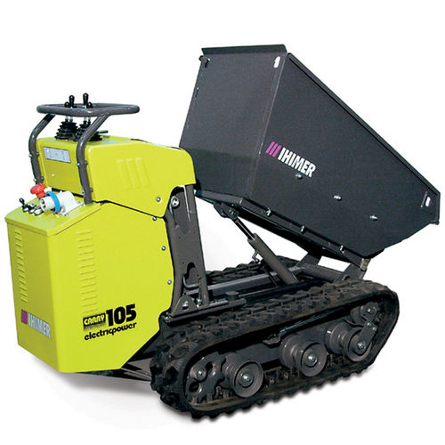 Crawler mini dumper - carry 105 - KATO IMER S.p.A. - electric / front-loading / lift-skip