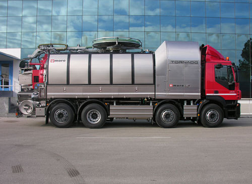 Heavy-duty truck - TORNADO - KAISER AG Fahrzeugwerk - 4-axle / water recycling