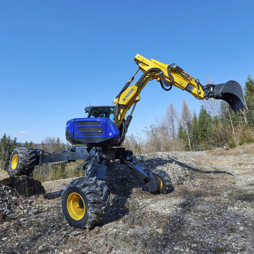 Mini-excavator - S12  - KAISER AG Fahrzeugwerk - wheeled / diesel / walking