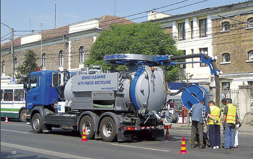 Suction truck - CityCycler - KAISER AG Fahrzeugwerk - 2-axle / water recycling
