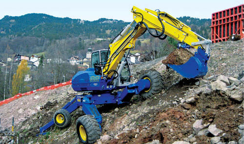 Midi excavator - S2 - KAISER AG Fahrzeugwerk - rubber-tired / Tier 3 / construction