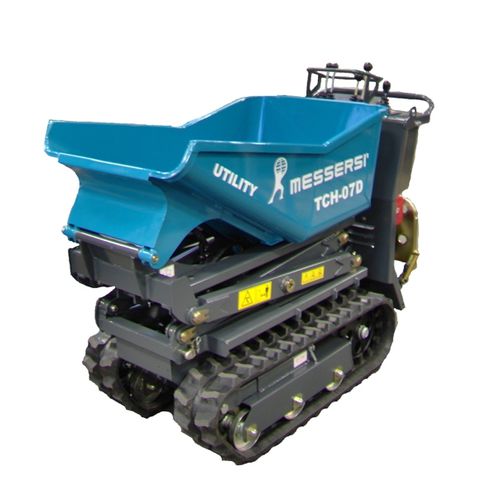 Crawler mini dumper - TC50D - Messersì S.p.A. - electric / gasoline / lift-skip