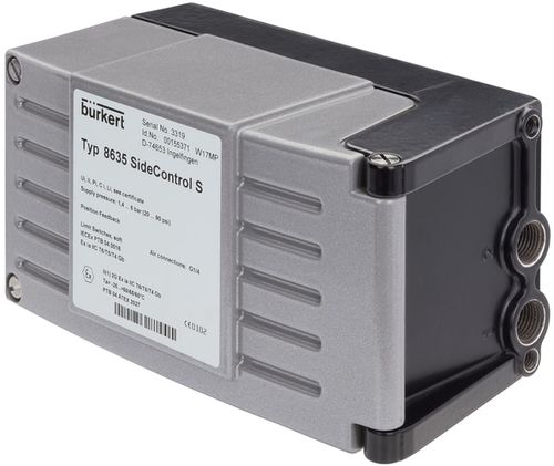 Electropneumatic valve positioner - 8635  - BÜRKERT FLUID CONTROL SYSTEMS - part-turn / linear / IP65