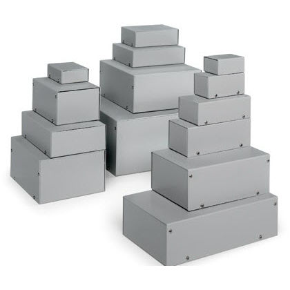 Wall-mount enclosure - MINIBOX series - RETEX - rectangular / aluminum / for instrumentation