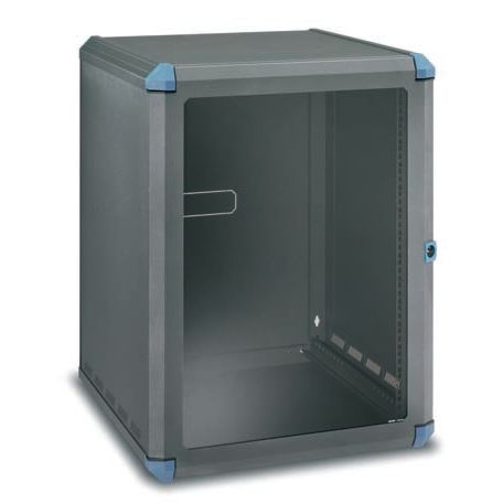 Wall-mount electric cabinet - WITRACK series - RETEX - secure / with transparent cover