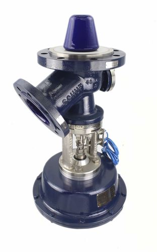 Disc valve - Drain Valve with glass-lined disc - SchuF Group - purge / for chemicals