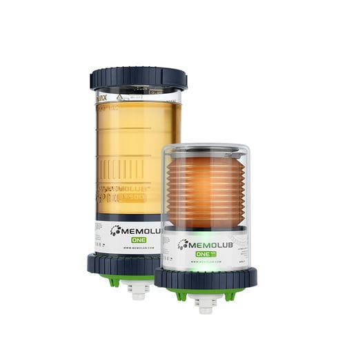 Single-point lubricator - ONE series - MEMOLUB - electromechanical / automatic / rechargeable