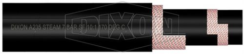 Hot water hose - A235 series - DIXON GROUP EUROPE - foodstuff / for steam / EPDM