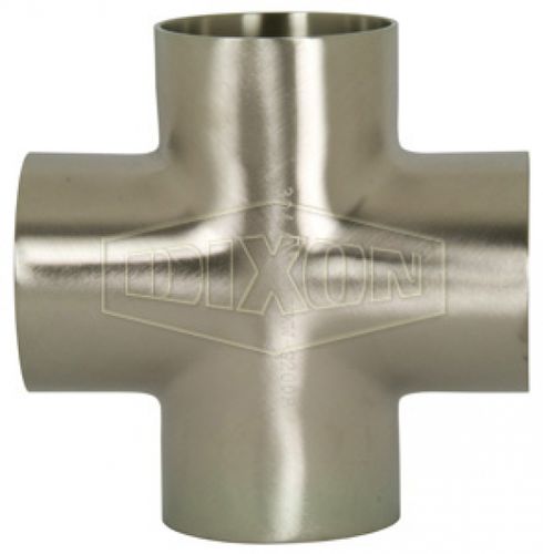 Hydraulic fitting - B9WWWW-R100P - DIXON GROUP EUROPE - weld-on / cross / stainless steel