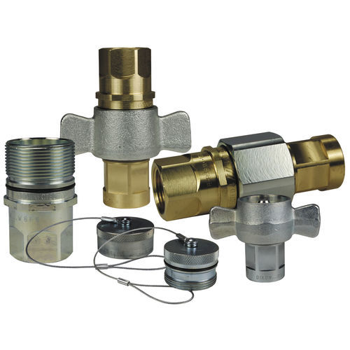 Cylindrical plug - W series - DIXON GROUP EUROPE - threaded / female / brass