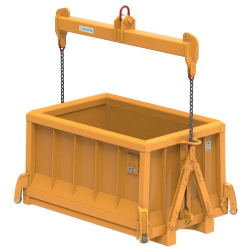 Metal waste container - BDFO - Secatol SAS