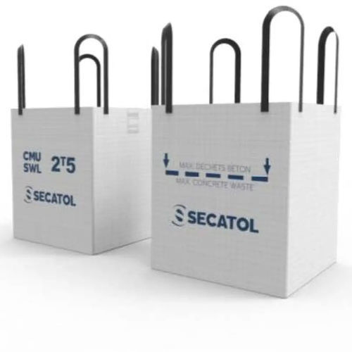Building material big bag - 20002540776X series - Secatol SAS - 4-loop / cubic / polypropylene
