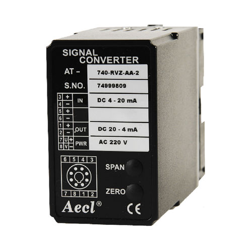 Analog signal converter - AT-740 RV RVZ - Autotronic Enterprise Co., Ltd. (Aecl) - DIN rail