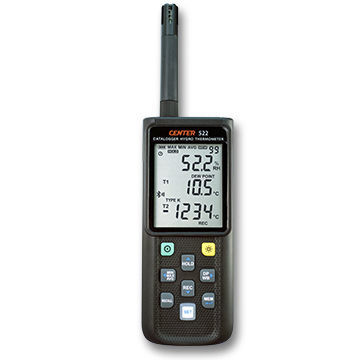 Digital thermo-hygrometer - 522 - CENTER TECHNOLOGY - wireless / portable / temperature