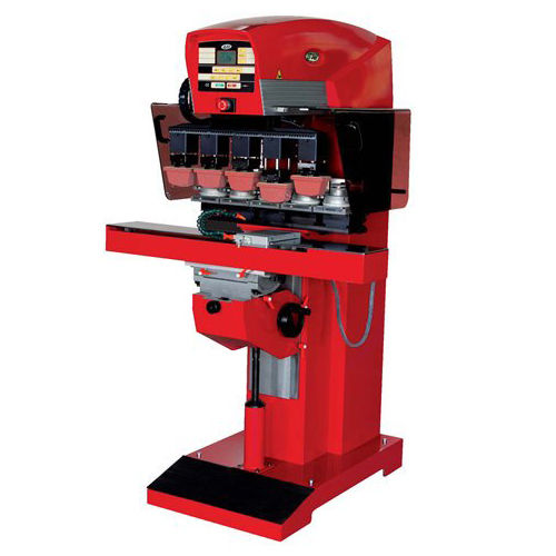 Pad printing machine with closed ink cup - EVO 5C ELECTRONIC - GTO - 5-color / compact