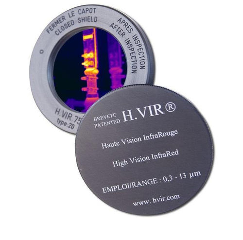 Sight glass for industrial applications - H.VIR&reg; series - Wintech Groupe - infrared thermography / flange