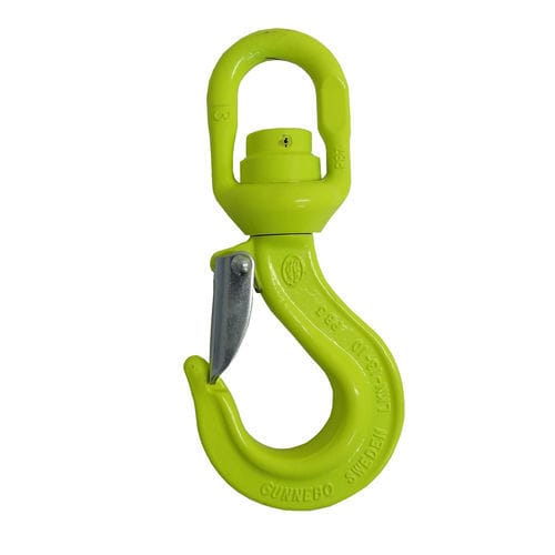 Lifting hook - LKNK series - Gunnebo Industrier AB - 360° swivel / with eye / bearing